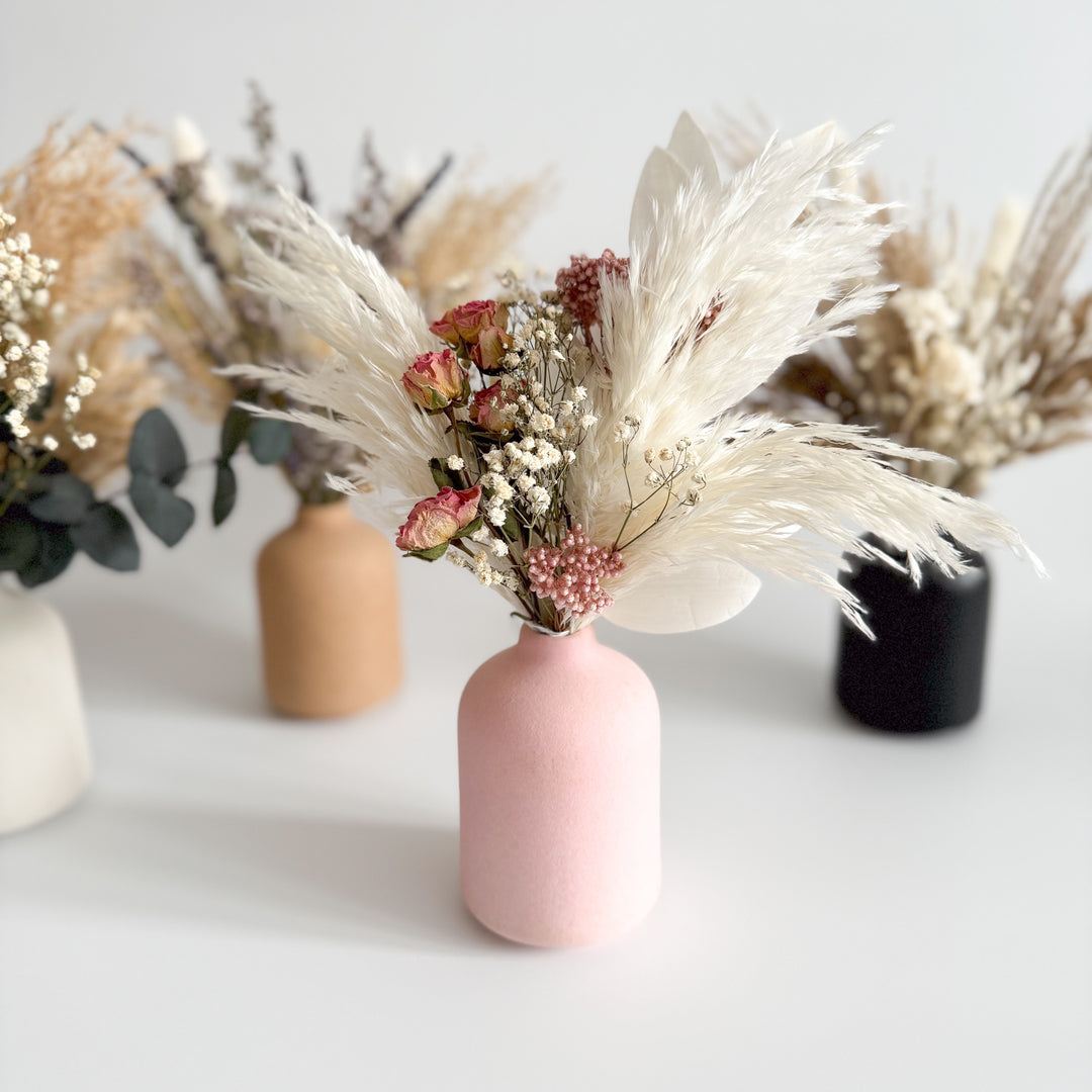 Blush Petals Bouquet & Vase