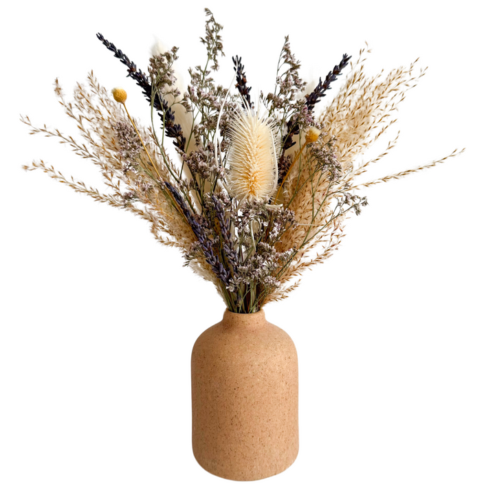 Lavender Sand Bouquet & Vase