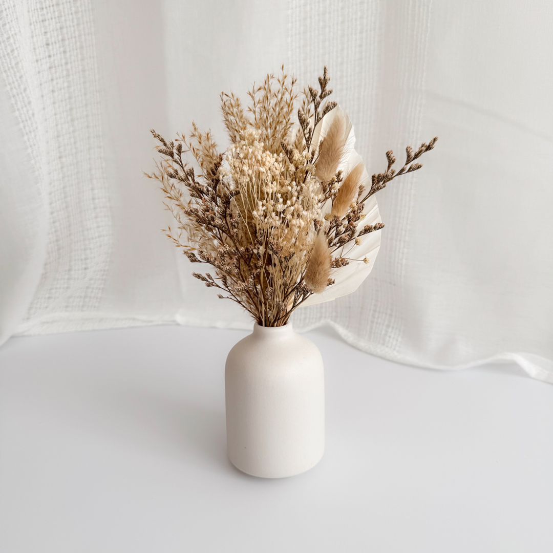 Small Neutral Bouquet & Vase