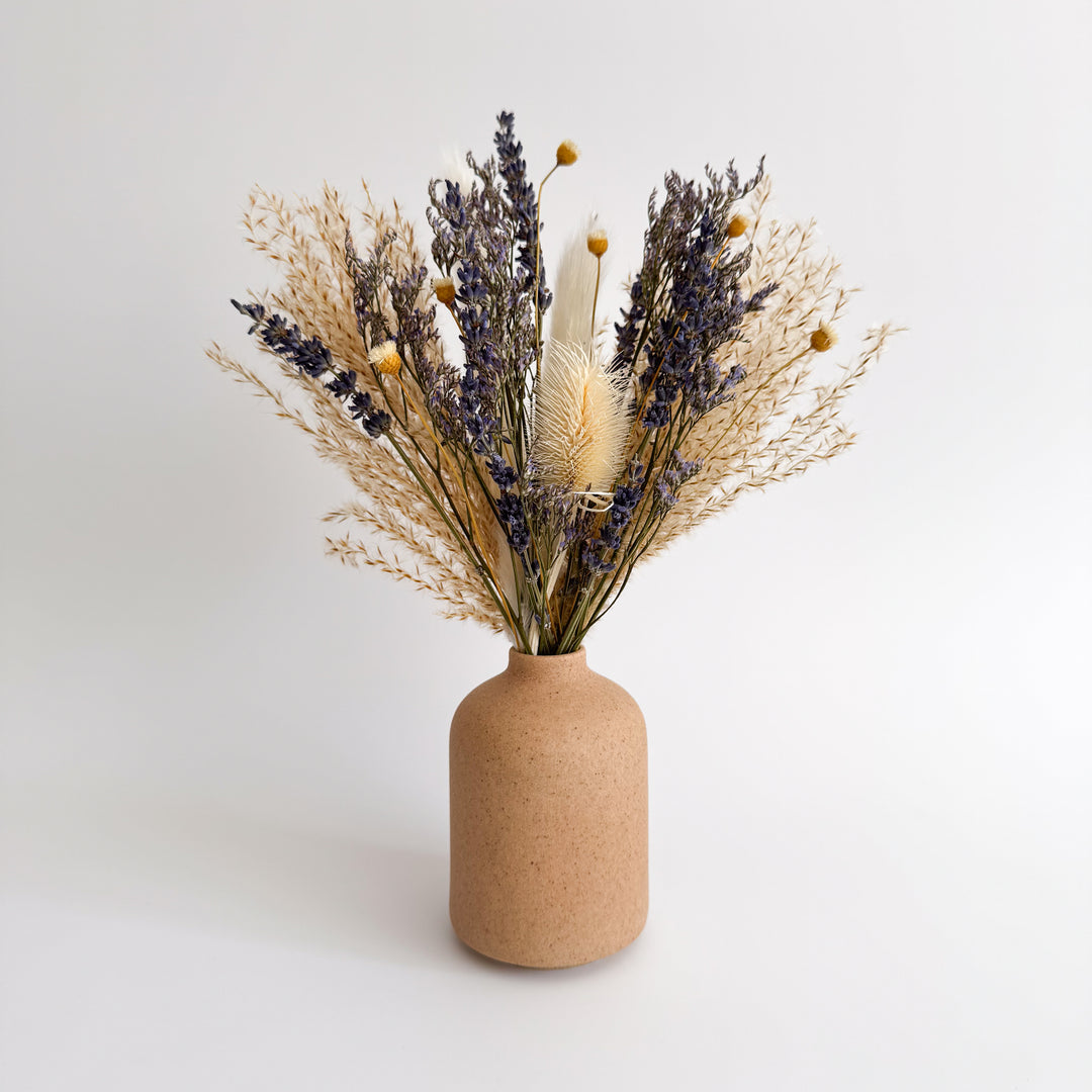 Lavender Sand Bouquet & Vase